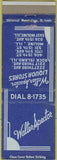 Matchbook Cover - Walter Spector East Moline IL Art Deco