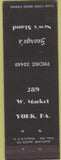 Matchbook Cover - 30s George's News Stand York PA