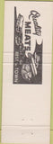 Matchbook Cover - Wilmington Boneless Beef DE green