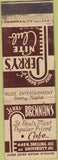 Matchbook Cover - Jerry's Night Club St Paul MN Cafe WEAR