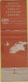 Matchbook Cover - Linds Spa Restaurant New York NY CREASE