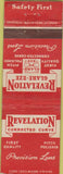 Matchbook Cover - Revelation Glare Eze Eye Glasses red