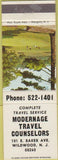 Matchbook Cover - Modern Age Travel Agency Wildwood NJ