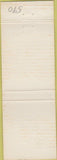 Matchbook Cover - Vogue Opticians Des Moines IA blue