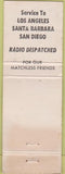 Matchbook Cover - ZIP Trucking El Monte CA liberty bell