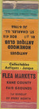 Matchbook Cover - Homewood Antique Club St Charles IL