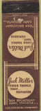 Matchbook Cover - Jack Miller Men's Clothing Gary IN