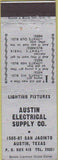 Matchbook Cover - Austin Electrical Supply Austin TX