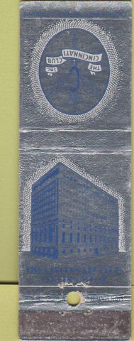 Matchbook Cover - The Cincinatti Club OH Wear