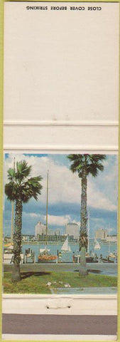 Matchbook Cover - Ocean Scene no town