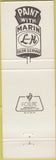 Matchbook Cover - Marin Paint Color Service San Rafael