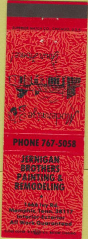 Matchbook Cover - Jernigan Brothers Memphis TN