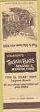 Matchbook Cover - Eduardo's Tortilla Flats Laguna Beach CA