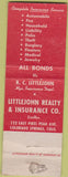 Matchbook Cover - Littlejohn Realty Colorado Springs CO