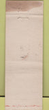 Matchbook Cover - Gunkelman Indoe Men's Clothing Medina OH
