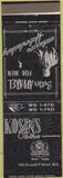 Matchbook Cover - Kosins Men's Clothes Detroit MI