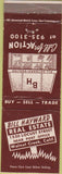Matchbook Cover - Bill Hayward Real Estate Walnut Creek CA