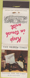 Matchbook Cover - Waiting for the Times Newspaper NY?