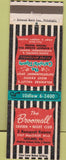Matchbook Cover - Broomall Tavern Night Club Holmes PA