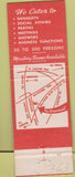 Matchbook Cover - Broomall Tavern Night Club Holmes PA