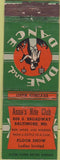 Matchbook Cover - Anna's Nite Club Baltimore MD