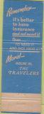 Matchbook Cover - Travelers Insurance Varner Winter Park FL