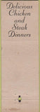 Matchbook Cover - Ritz Club 1930s Night Club no town