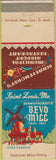 Matchbook Cover - Schneithorts Airport Restaurant St Louis MO