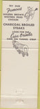 Matchbook Cover - Casa Orinda Western Lounge CA