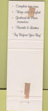 Matchbook Cover - Le Triolet Beauty Salon Baltimore MD