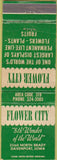 Matchbook Cover - Flower City Davenport IA Florist