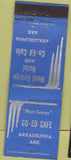 Matchbook Cover - Gustave Dennin Carver MN Sample