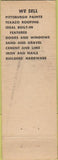 Matchbook Cover - Moffett Lumber Yard Longview TX