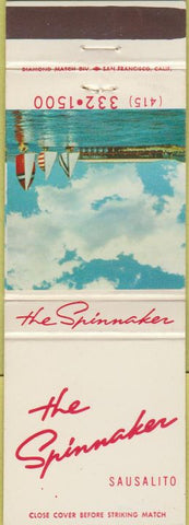 Matchbook Cover - The Spinnaker Restaurant Sausalito CA