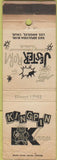 Matchbook Cover - Kingpin Bowling Alley Jester Los Angeles CA