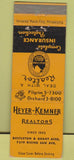 Matchbook Cover - Heyer-Kemner Realtors Philadelphia PA