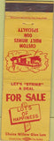 Matchbook Cover - Ralph Weaver Realtor Santa Clara CA POOR