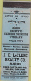 Matchbook Cover - LeClerc Realty Salem OR WEAR