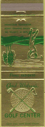 Matchbook Cover - Grand Watson's Golf Center Milwaukee WI