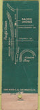 Matchbook Cover - Pacific Shores Hotel Pacific Beach CA WEAR