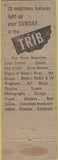 Matchbook Cover - Sunday Herald Tribule New York NY