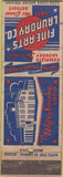 Matchbook Cover - Fine Arts Laundry Detroit MI