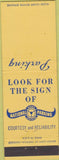 Matchbook Cover - National Parking Association Valet
