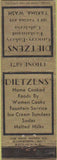 Matchbook Cover - Dietzens Grocery Bakery Yakima WA