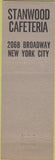 Matchbook Cover - Biltmore Cafeteria Bar New York NY