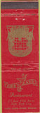Matchbook Cover - Bird  and  Glass Restaurant New York City NY