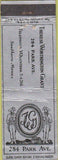 Matchbook Cover - Therese Worthington Grant no town