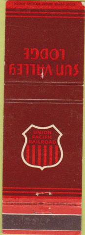 Matchbook Cover - Union Pacific Railraod Sun Valley Lodge