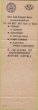 Matchbook Cover - Travel Lodge Pasadena CA motel
