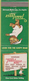 Matchbook Cover - Travel Lodge Riverside CA motel